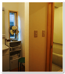 ユニットタイプのバスルーム